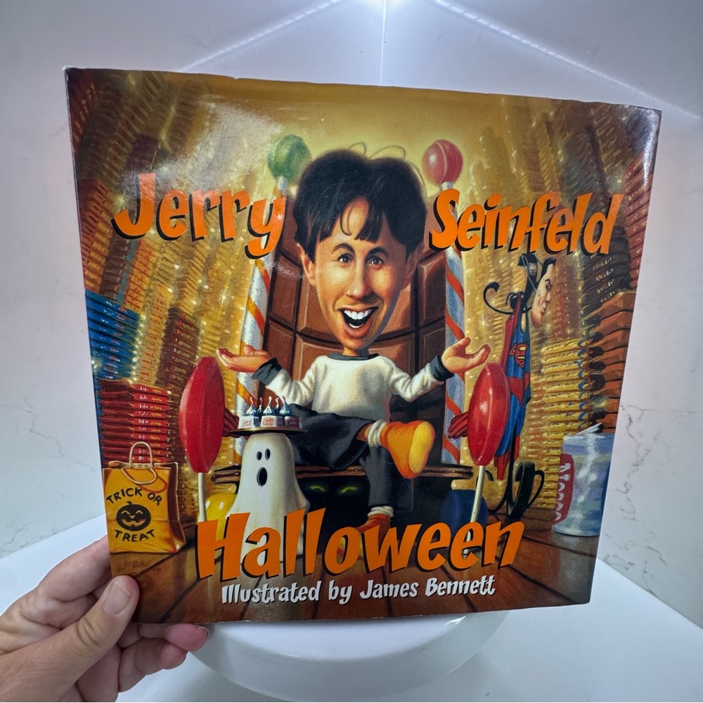 Jerry Seinfeld Halloween Illustrated Hard Cover Book 1st edition 2002